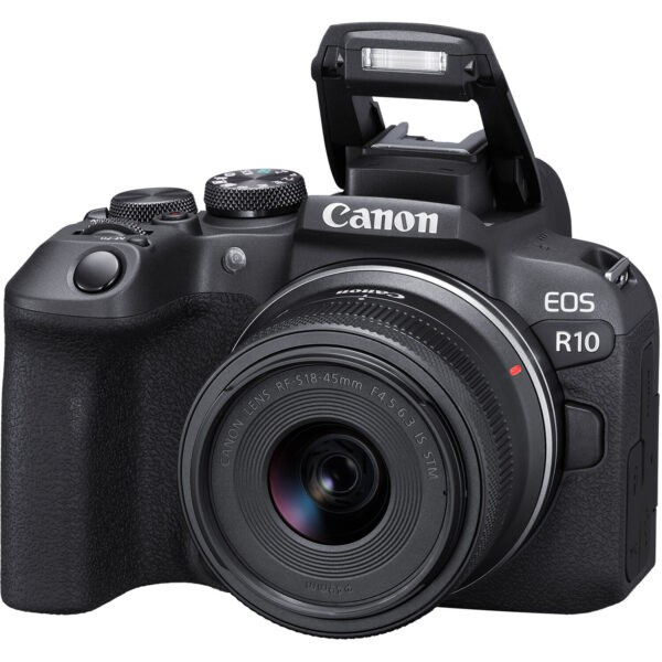 Canon EOS R50 White + Objetivo Canon RF-S 18-45mm IS STM / Cámara  mirrorless