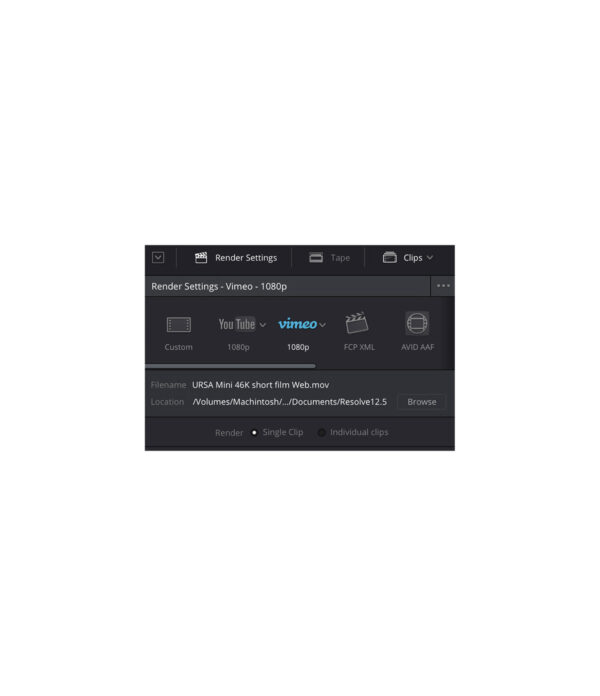 Blackmagic Design DaVinci Resolve Studio (Activation Card)31 Licencia DaVinci Resolve Studio
