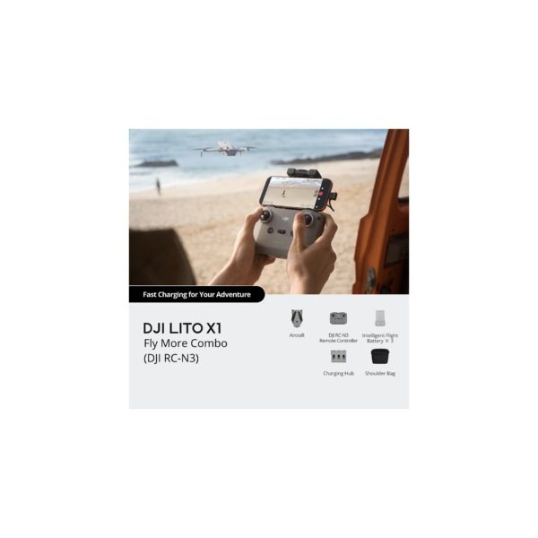Dji Lito 1 Fly More Combo (DJI RC-N3)