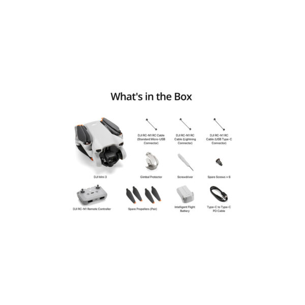 Dji Mini 3 Con Control RC-N105 Mini 3 Con Mando RCN1