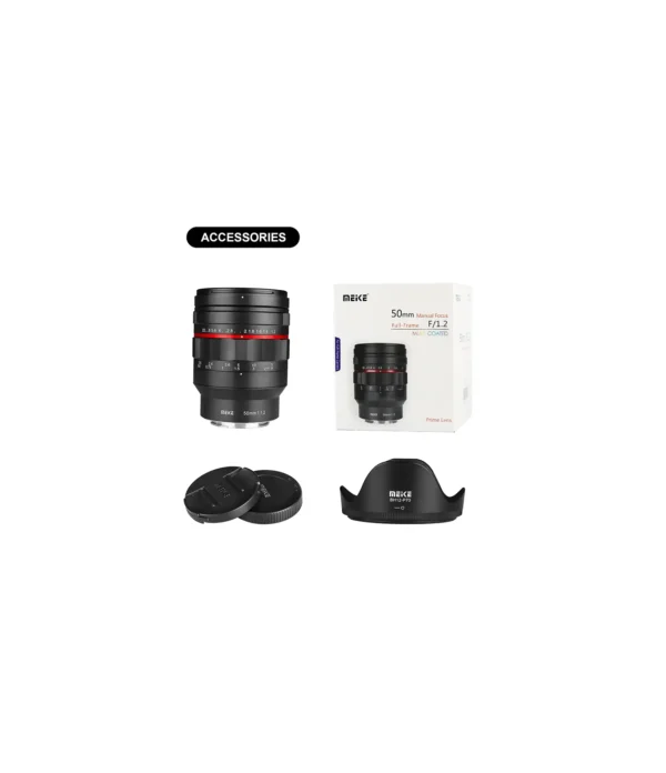 Meike 50mm T1.2 RF Canon02 Meike Full Frame 50mm T1.2 (RF-Mount)