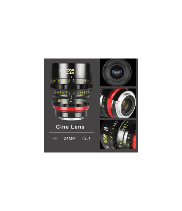 Meike FF Prime Cine 24mm T2.1 Canon05 Meike FF Prime Cine 24mm T2.1 (Canon EF-Mount)
