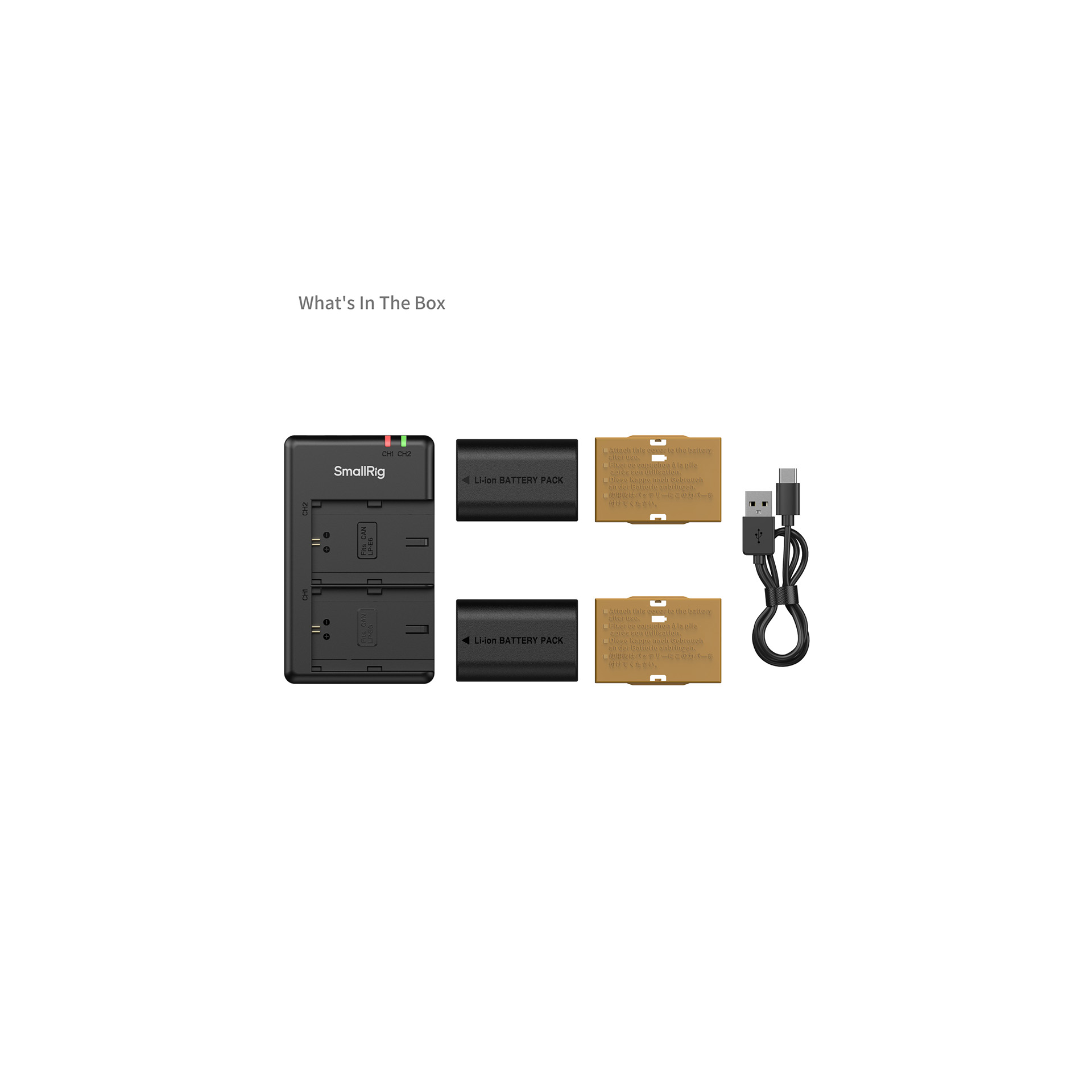 SmallRig EN-EL25 USB-C oplaadbare camera accu 4333