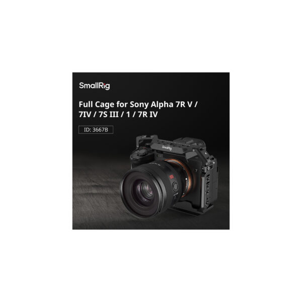 SmallRig Full Cage for Sony Alpha 7R V Alpha 7 IV Alpha 7S02 SmallRig Jaula completa para Sony Alpha 3667B