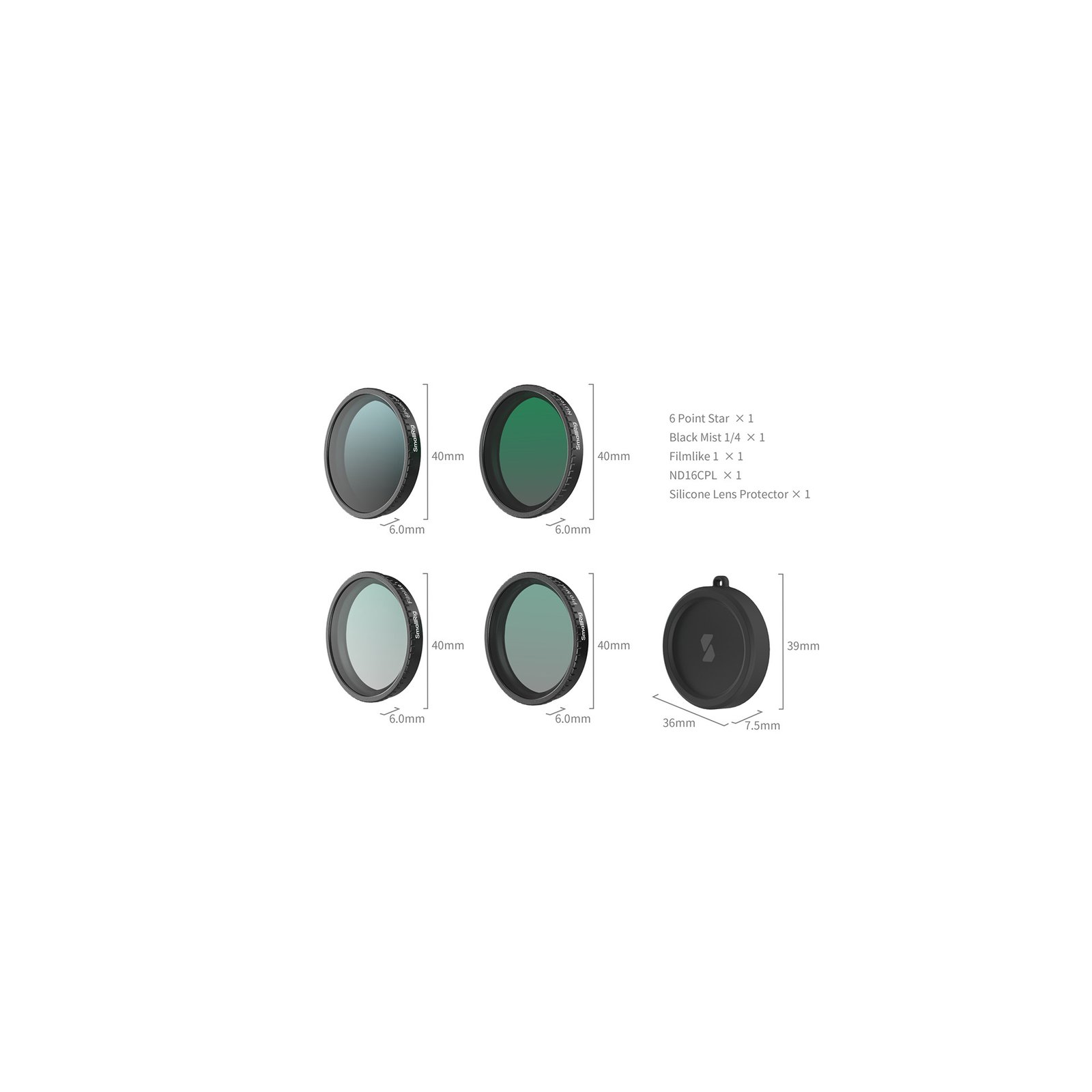 Small Rig 5411 SmallRig ND Filter Kit for DJI Osmo Action 5 Pro /4 5411 - Market Films ...