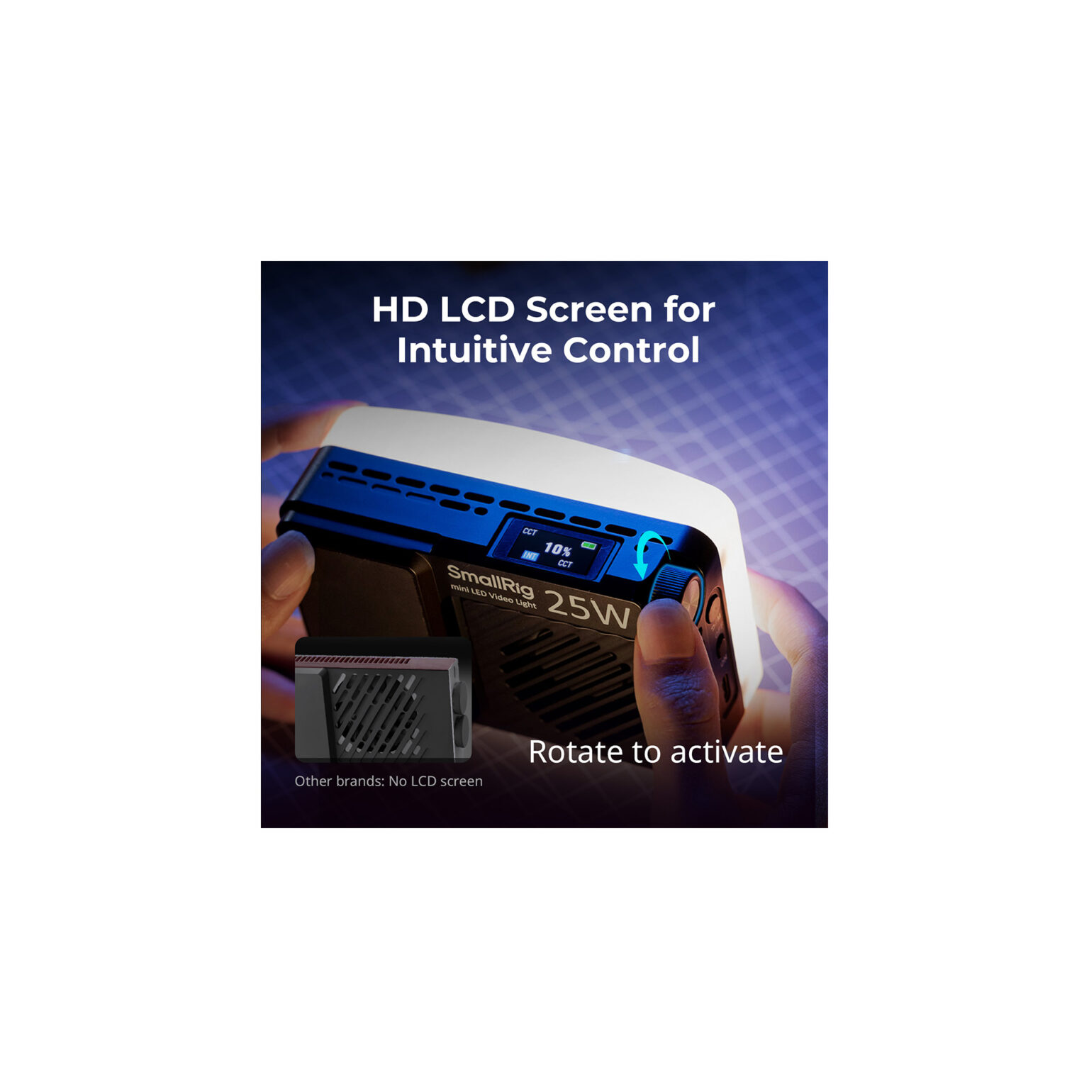 SmallRig RM 25C mini LED Video Light (Black) 5357 - Market Films Perú