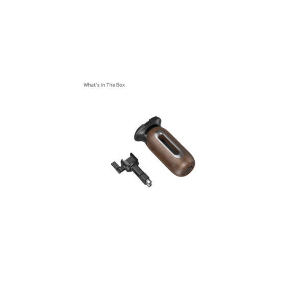 SmallRig Wooden Side Handle with NATO Clamp 523905 SmallRig Asa lateral con Abrazadera NATO 5239