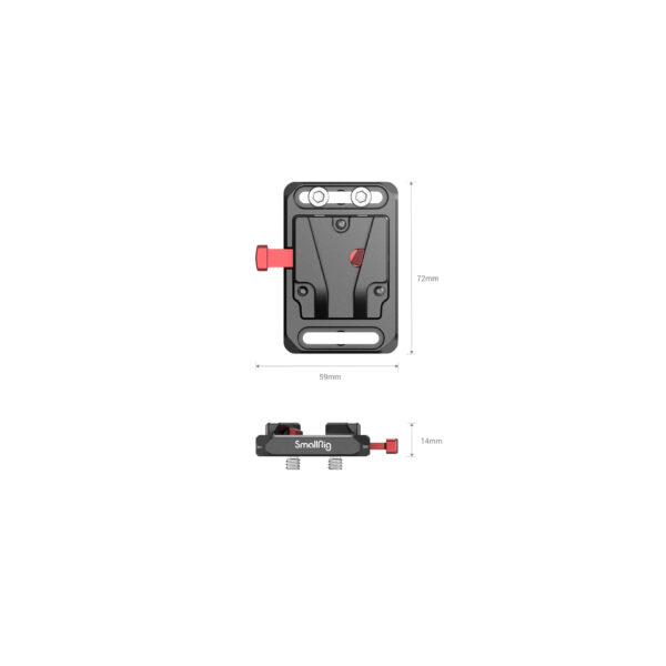 SmallRig mini V-Mount Placa de batería 2987