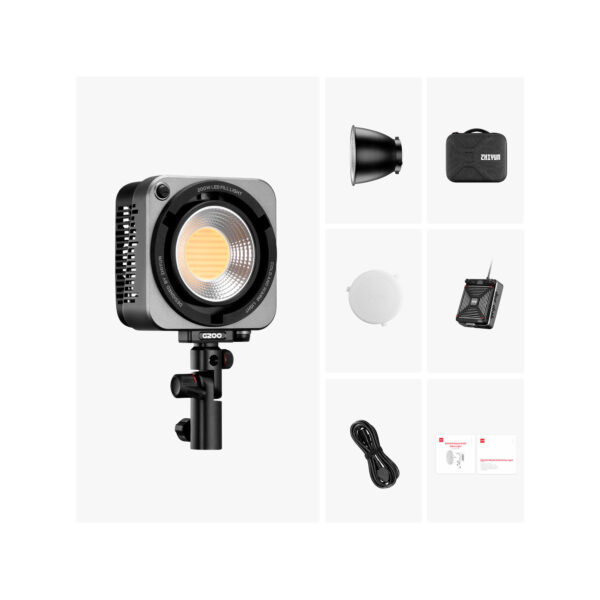 Zhiyun-MOLUS-G200(17) Zhiyun MOLUS G200 Bi-Color LED Monolight